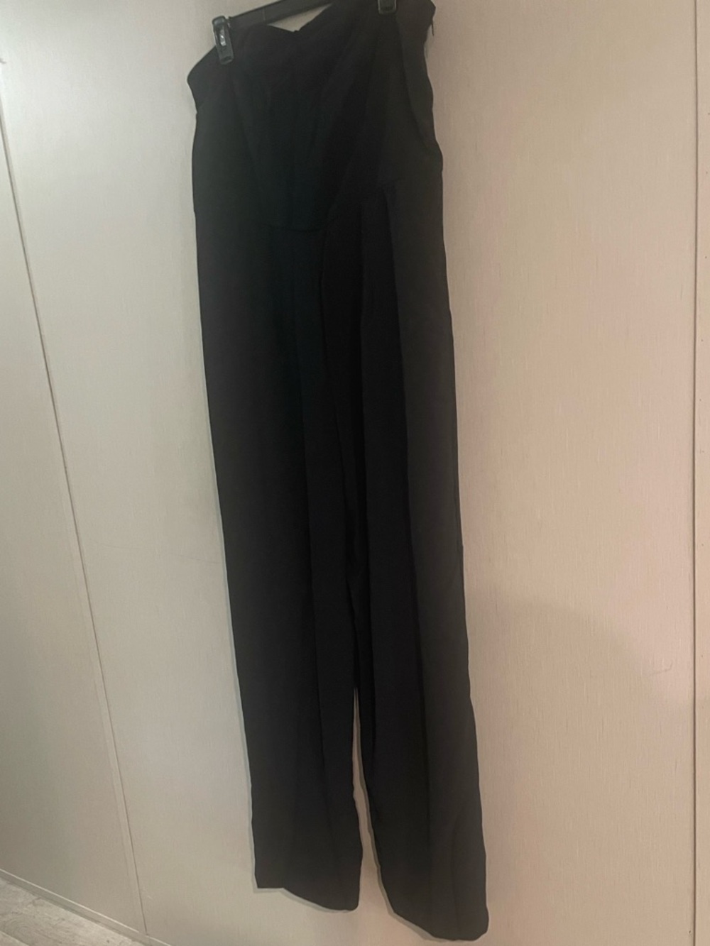 wild fable NWT xl Black High-Waist Wide-Leg Jumpsuit pockets